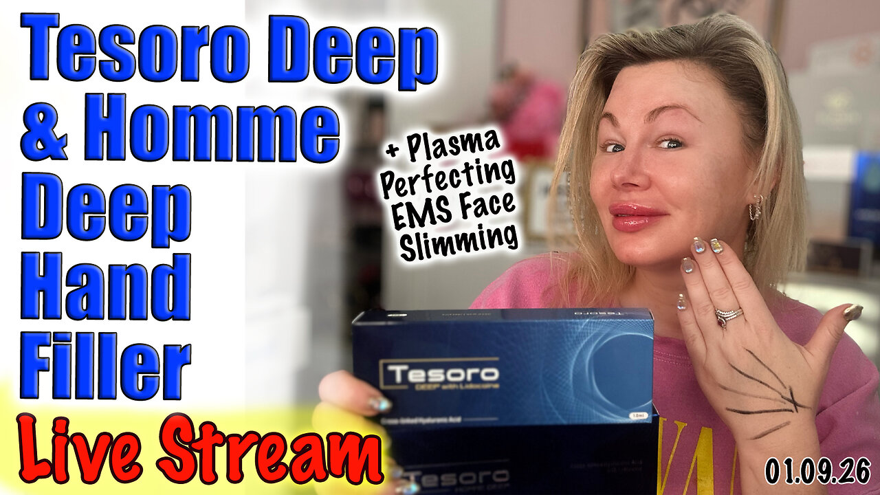 Live Comparing Tesoro Deep & Homme Deep Hand Filler! AceCosm.com and code Jessica10 Saves you Money