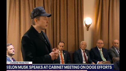 ELON MUSK: 'There are dead people working in government.' Speaks at Trump Cabinet Meeting on DOGE