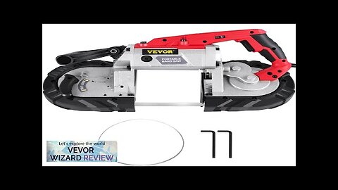 VEVOR Variable-Speed 5" Deep Cut Portable Band Saw 110V 10-A Motor Tested Review