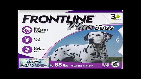 FRONTLINE Plus Flea and Tick Treatment for Large Dogs Up to 45 Review