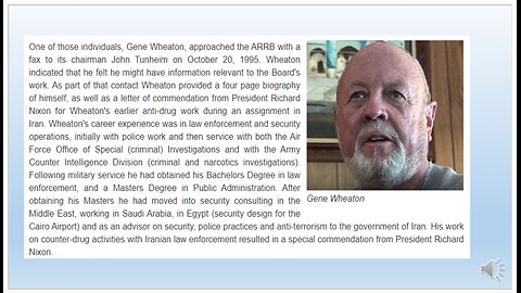 Interview of Gene Wheaton Re Actual JFK Assassins Conducted by William Law and Mark Sobel in 2005