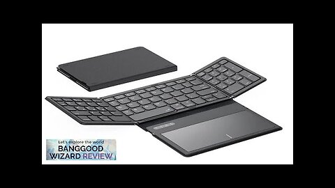 B055 Foladable Bluetooth Keyboard with Touchpad Pocket Folding Keyboard for Laptop Phone Review