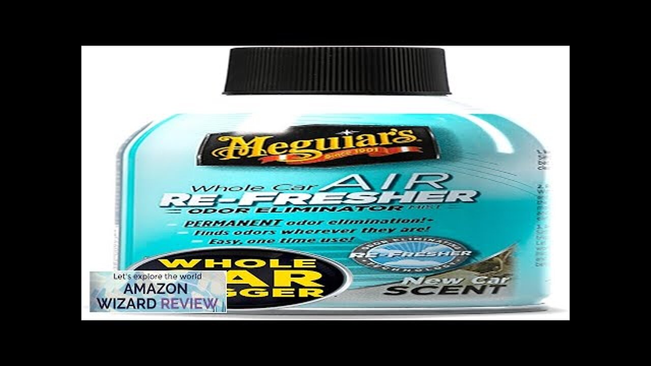 Meguiar's Whole Car Air Refresher Odor Eliminator Spray Eliminates Strong Vehicle Odors Review