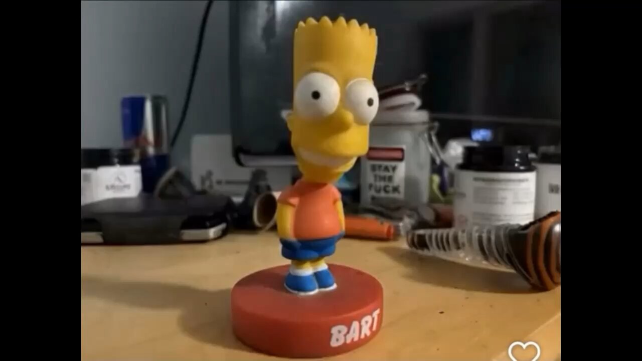 Bart Simpson Bobble Head AI