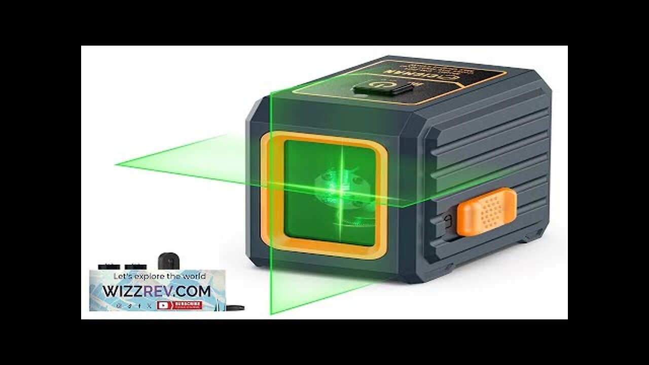 CIGMAN CM-G01 2 Lines Green Laser Level High Visibility ±0.3mm/m Self-Leveling IP54 Review