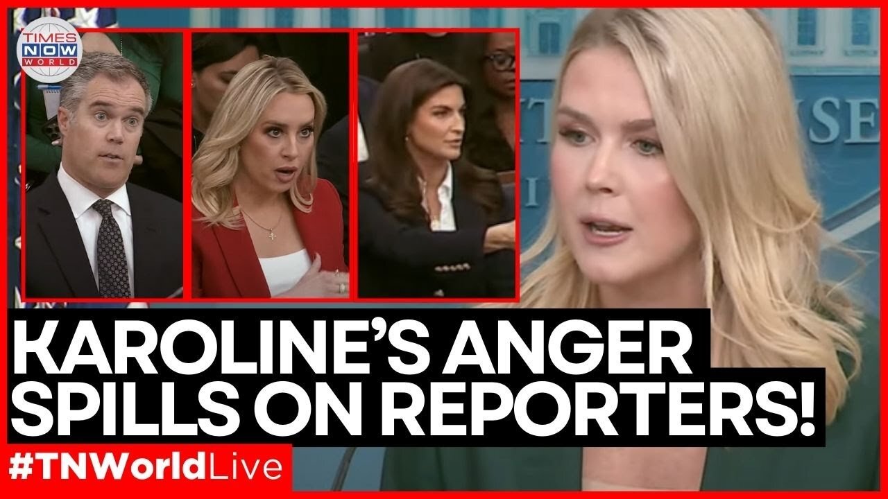 LIVE | 'Won't Take Your...', Karoline SHUTS Down Reporters Over Signal Leak Of Houthis War Plans