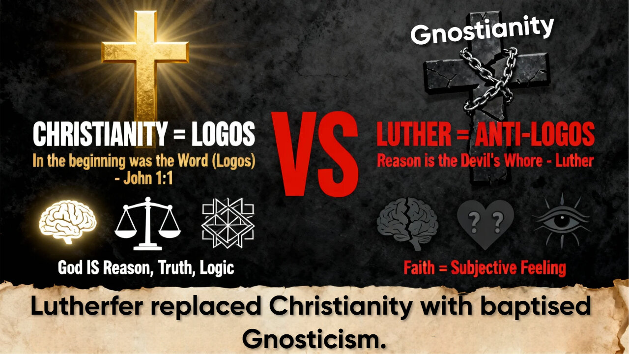 How Martin Luther Created Gnostianity #Lutherfer