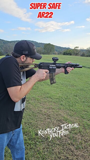 Suppressed AR22 with Super Safety = Happy Day