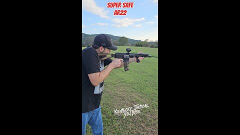 Suppressed AR22 with Super Safety = Happy Day