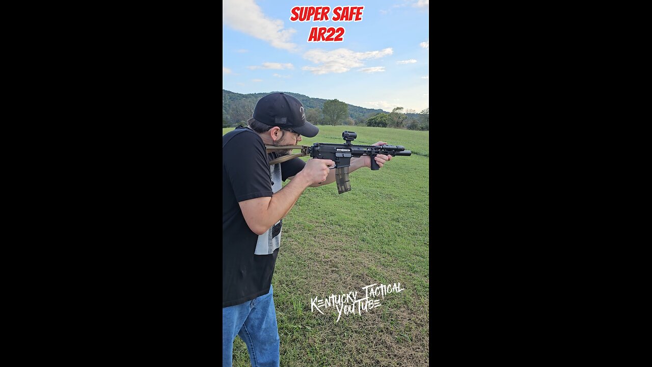 Suppressed AR22 with Super Safety = Happy Day