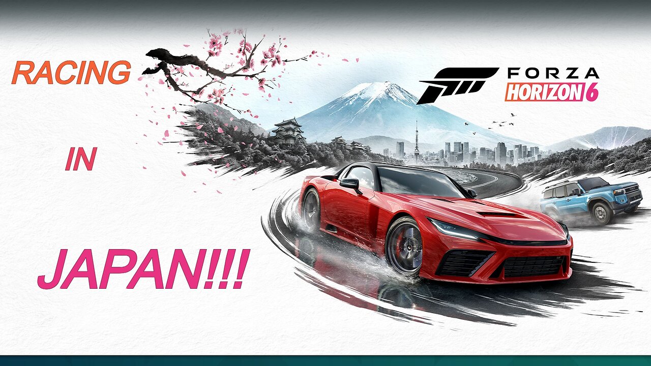 Racing In Japan!!! (Forza Horizon 6 live)