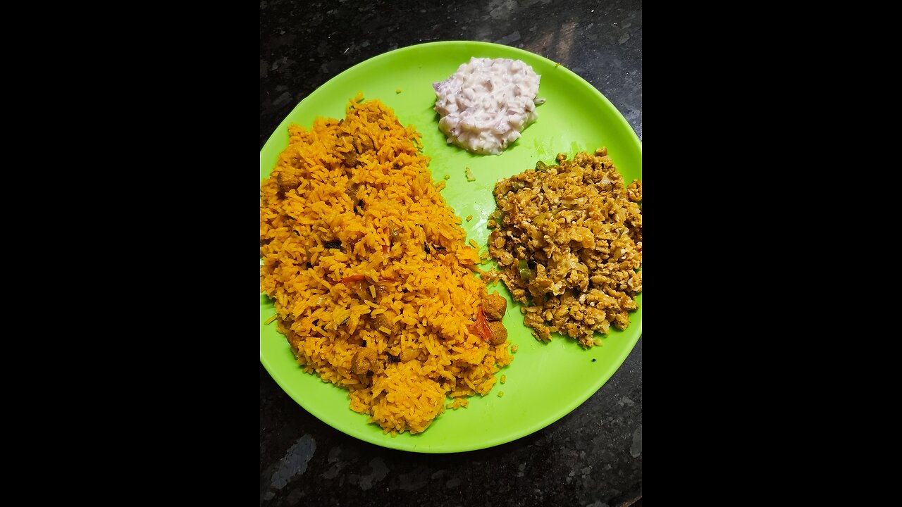 Restaurant style soya biriyani
