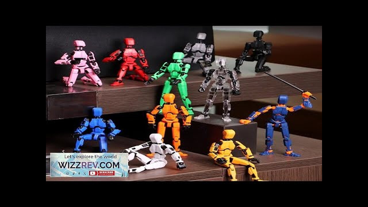 Multi-Jointed Movable Shapeshift Robot 3.0 3D Printed Mannequin Dummy 13 Action Figures Review