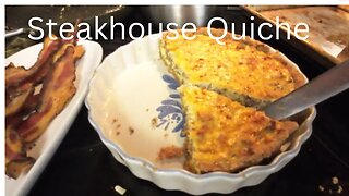 Steakhouse-Style Quiche From Scratch | Buttery Crust & Smoky Savory Filling
