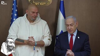 Senator John Fetterman Holds Press Conference With Benjamin Netanyahu in Israel