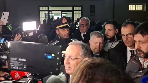 Pozzuoli (NA) - Le parole del prefetto Michele di Bari. Bradisismo (18.02.25)