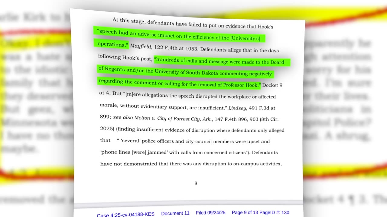 South Dakota Professor Fired Over HORRENDOUS Charlie Kirk Post REINSTATED By Clinton-Appointed Judge