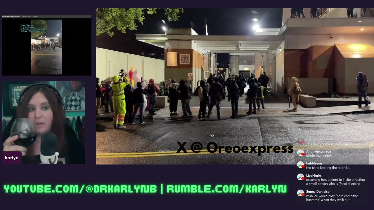 Live ANTIFA Protest Coverage in Portland