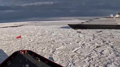 US Coast Guard Responds to the Rescue of Cruise Ship in Antarctic Ice