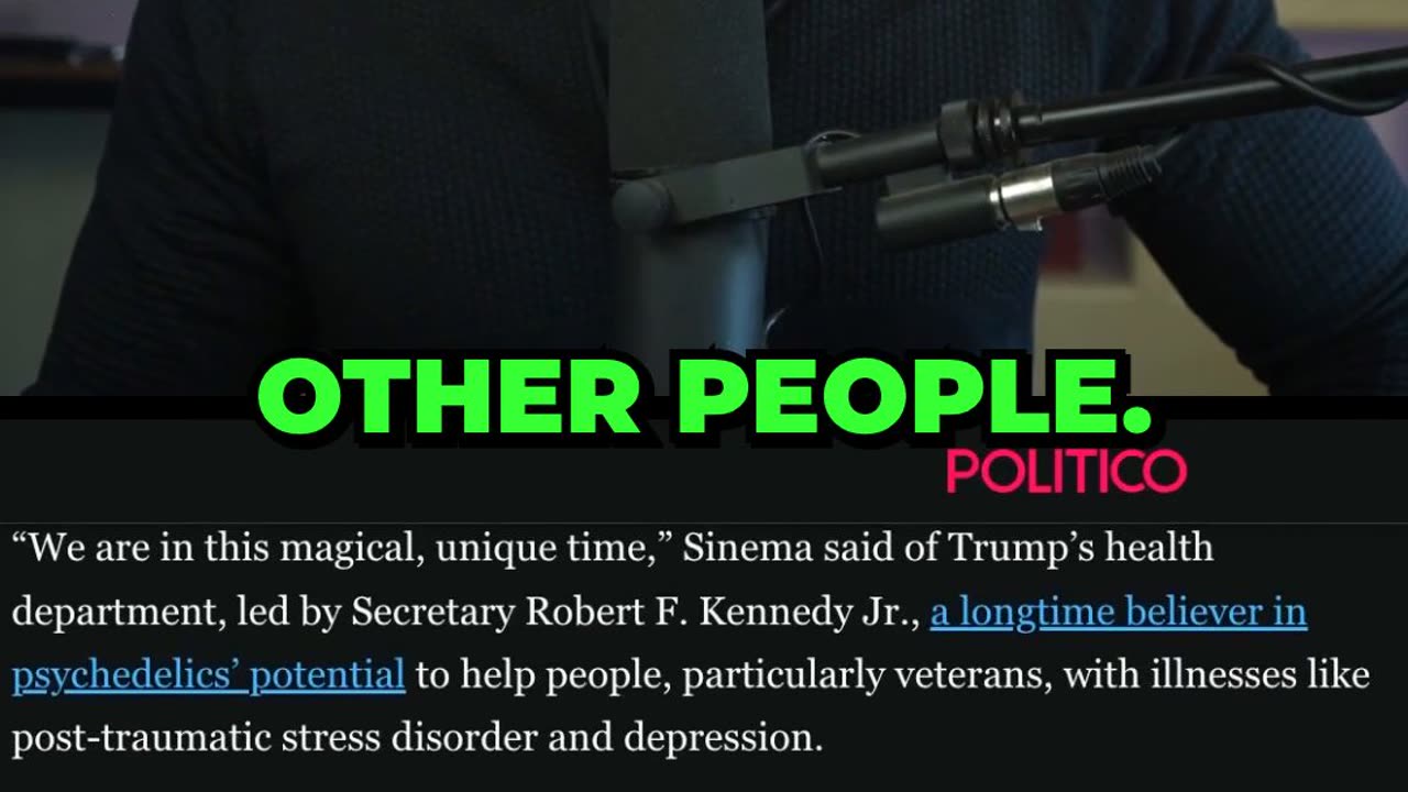 Sinema’s Psychedelic MAGA Twist