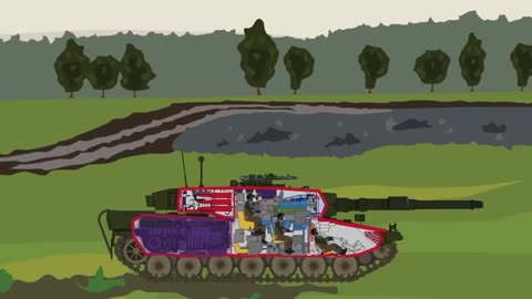 Best Modern Tank in The World - Leopard 2 (Cross Section)