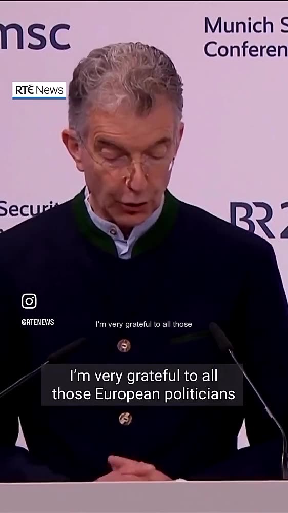 German Politician Crying Over JD Vance’s Speech