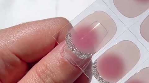 No UV needed gel nail stickers,100% Gel Nail Stickers