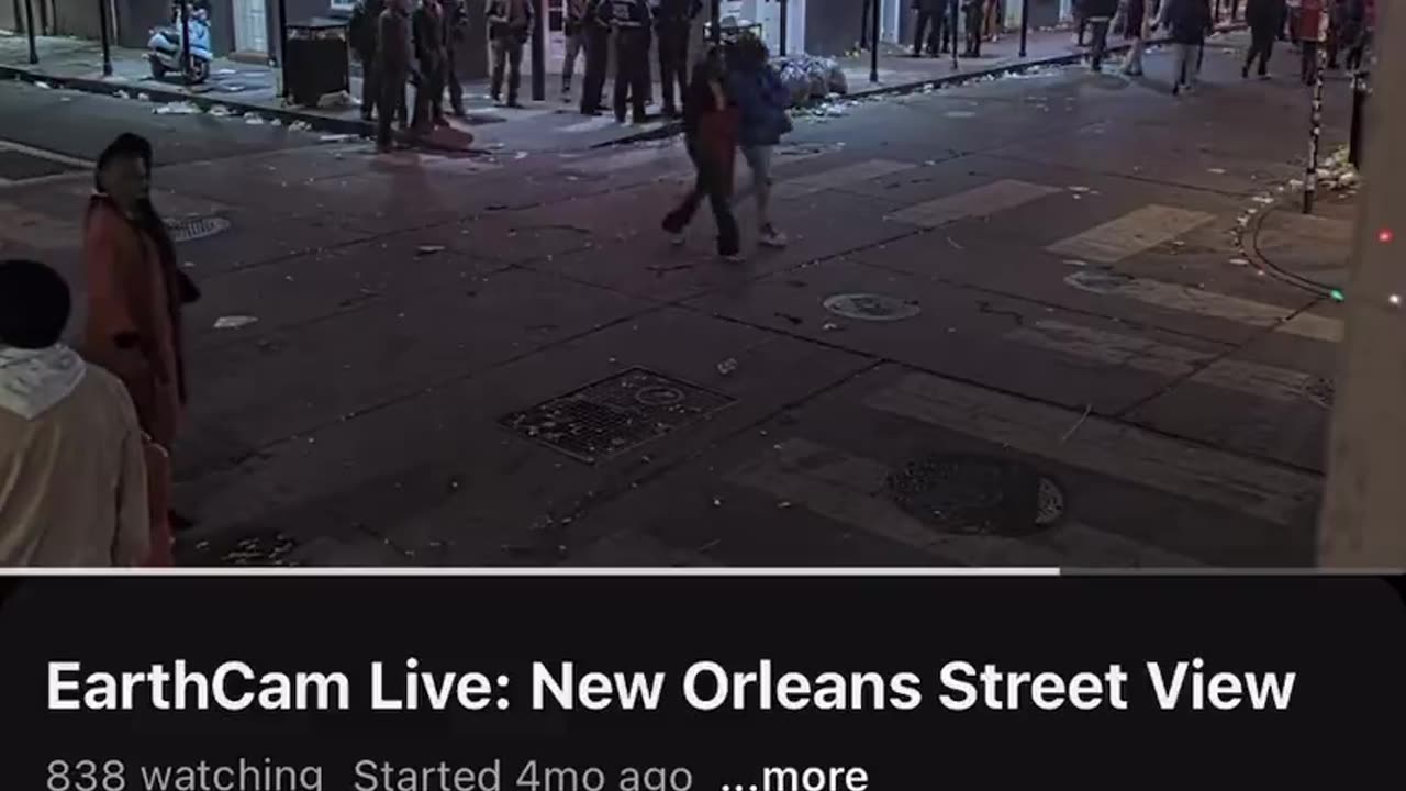 2025 New Orleans terror attack cops run to scene