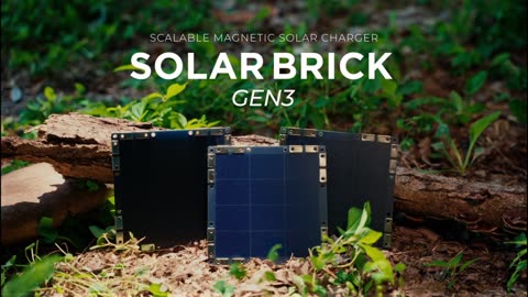 SolarBrick - Scalable Flexible Magnetic Solar Panel Solution by Hanvixolar