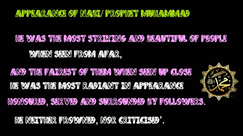 Nabi/ Prophjet Muhammad Looks