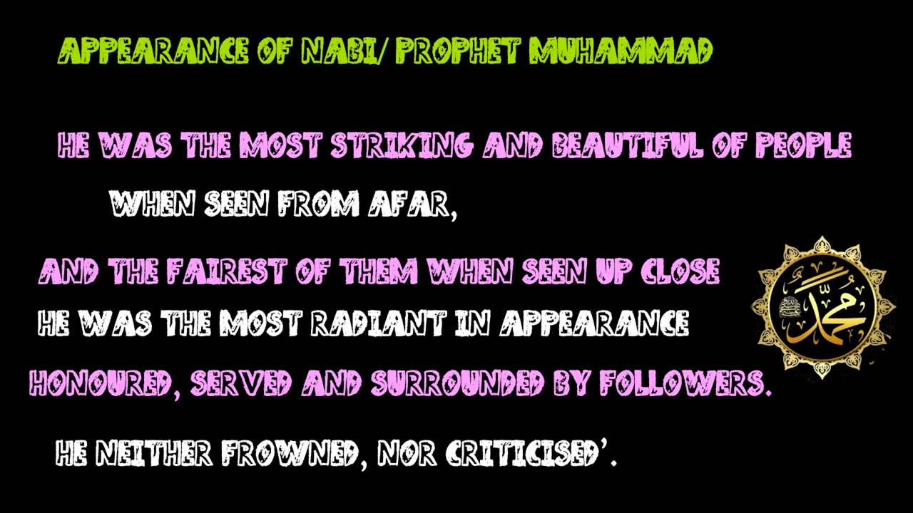 Nabi/ Prophjet Muhammad Looks