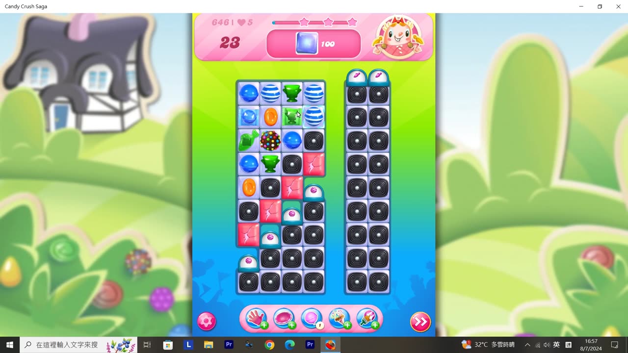 Candy Crush Saga Record (Level 646)