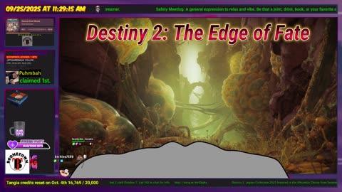 Destiny 2: 9/25/25 - Bungie? Can I get out of the Caldera Mines please? I miss my budz!