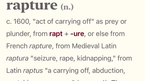 RAPTURE (Decoded)