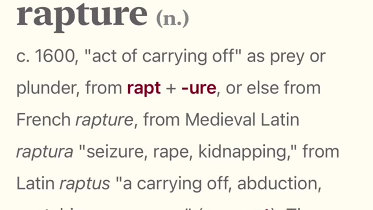 RAPTURE (Decoded)
