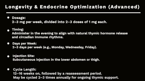 Thymulin Peptide Dosage Protocols (Immune Support & Longevity Optimization Guide)