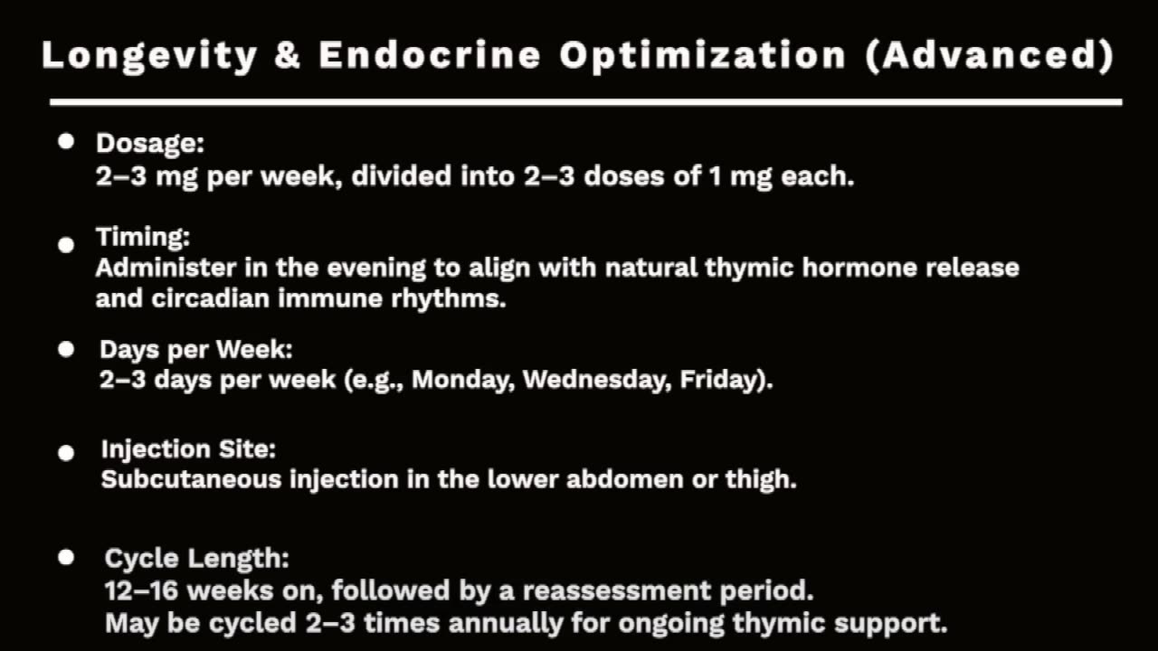 Thymulin Peptide Dosage Protocols (Immune Support & Longevity Optimization Guide)