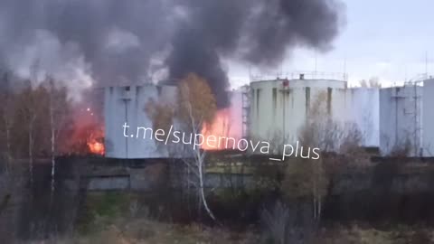 🔥🚨 Ukraine Russia War | Massive Fire at Serpukhov Oil Depot in Moscow Region | RCF