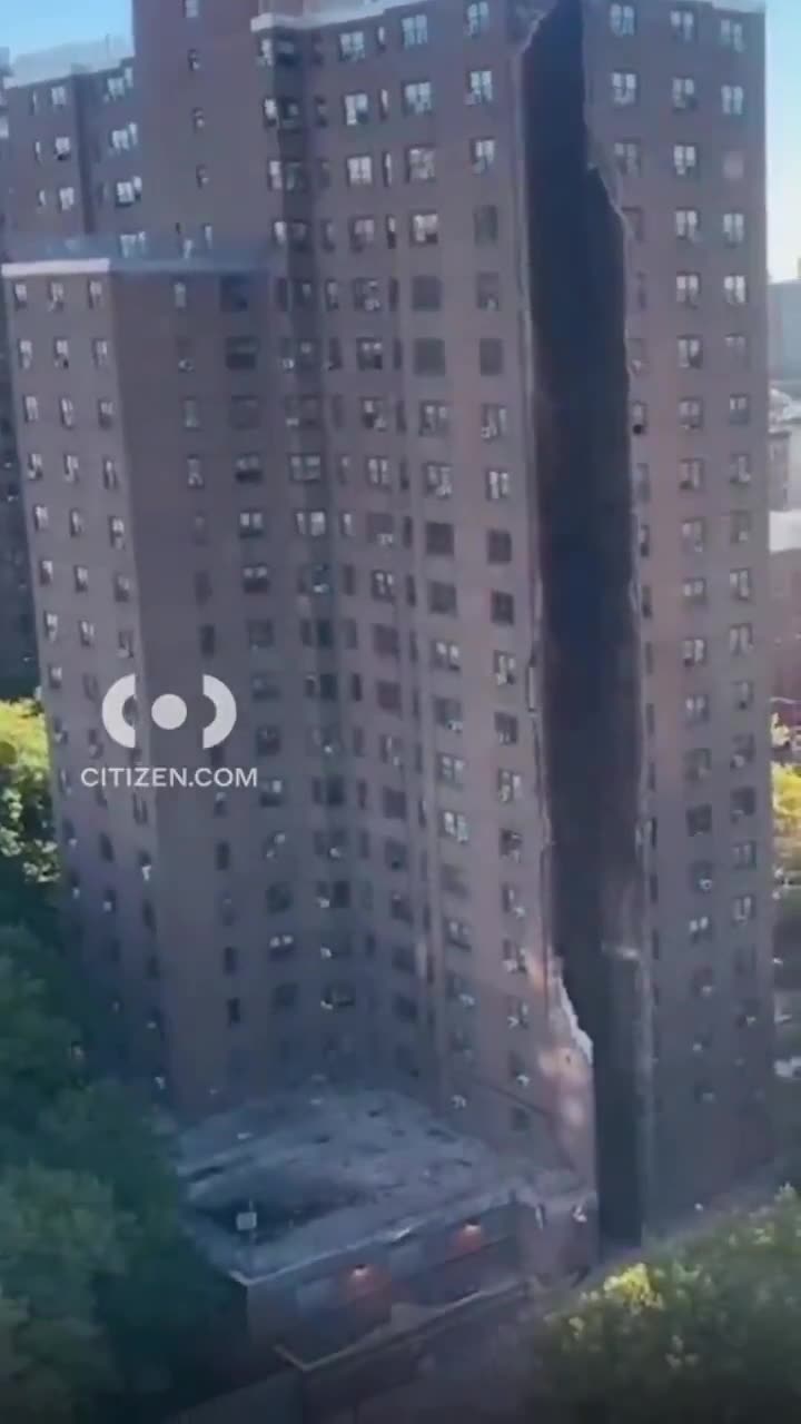 A high-rise building in the Bronx has partially collapsed, according to fire officials.