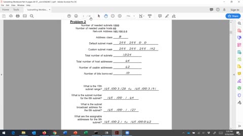 Subnetting Part 2 - Video #3