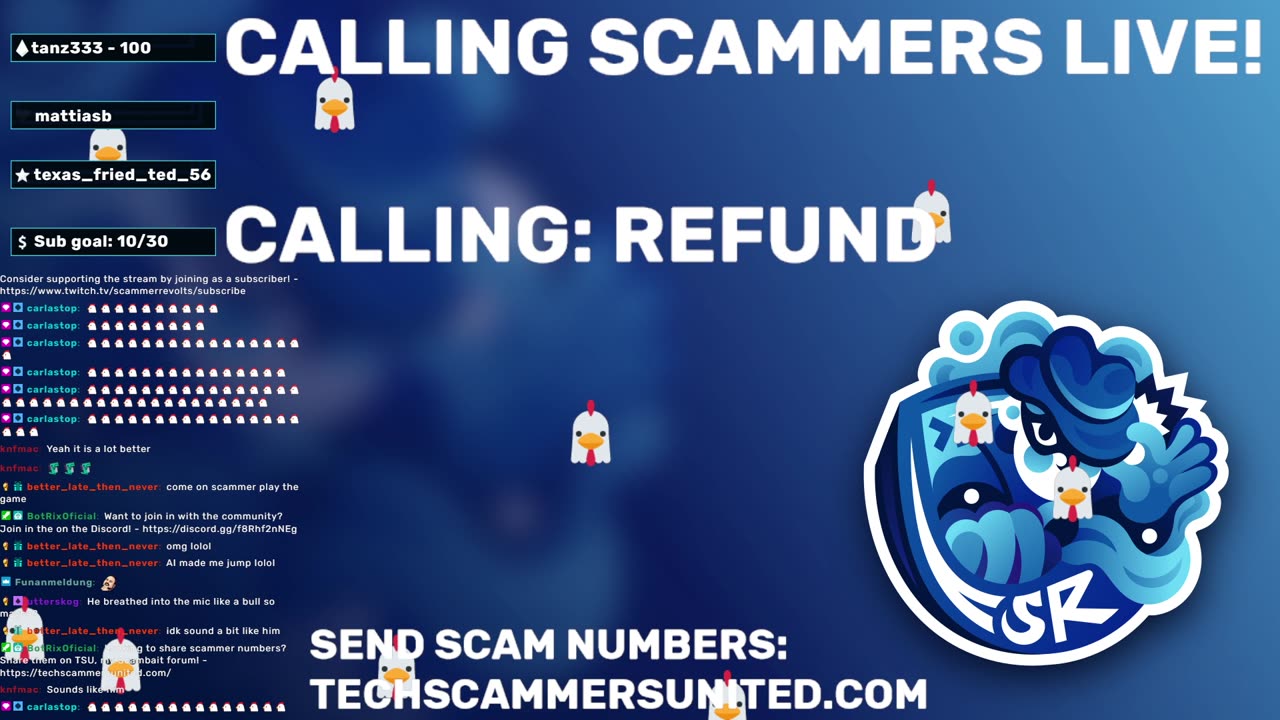 Scammer VS AI(GROK) Live!