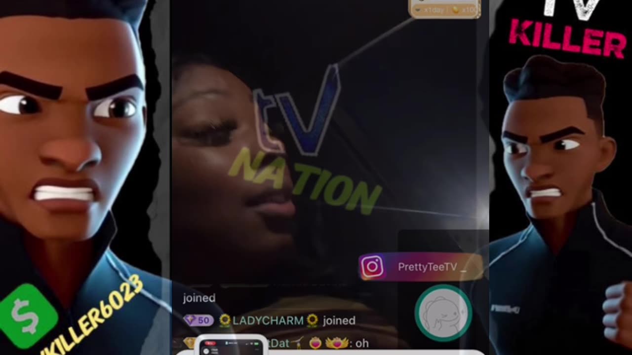 PRETTY TEE TEE CRASHING OUT