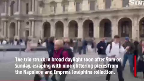 chainsaw-wielding gang has stormed the Louvre and stolen priceless Napoleon-era jewellery