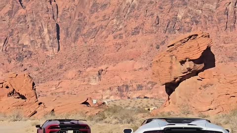 Lambo weekend excursion through the Valley of Fire