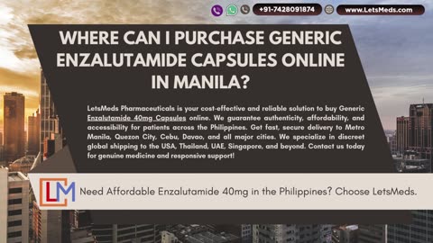Bumili Enzalutamide Capsules Online Cost Philippines