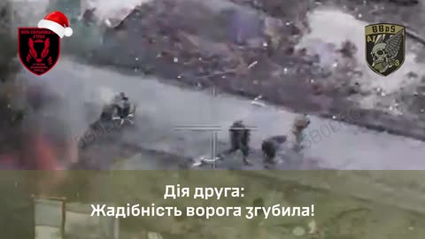 Group of Russian Soldiers Hit While Gathering Chairs for Their New Hide-Out