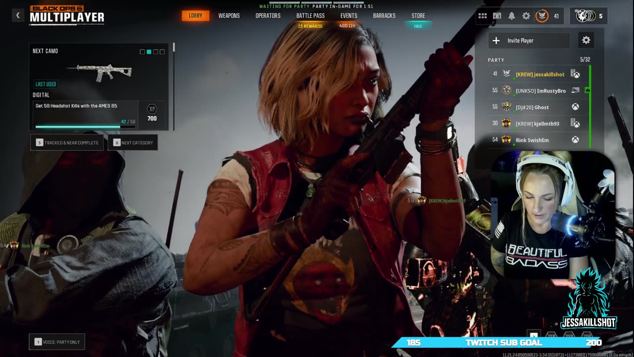 Black Ops 6/7 - Followers, squad up! !socials !discord