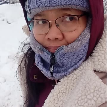 I Am Walking Outside It Is Freezing Cold