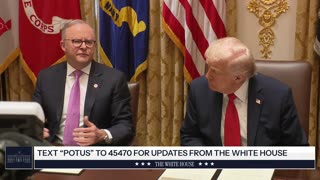 President Trump Participates in a Bilateral Lunch with the Prime Minister of Australia