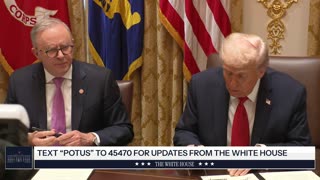 President Trump Participates in a Bilateral Lunch with the Prime Minister of Australia